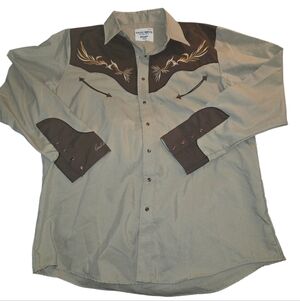 Rafael Amaya Western Style for Rangers Embroidered Western Shirt Size 2XL